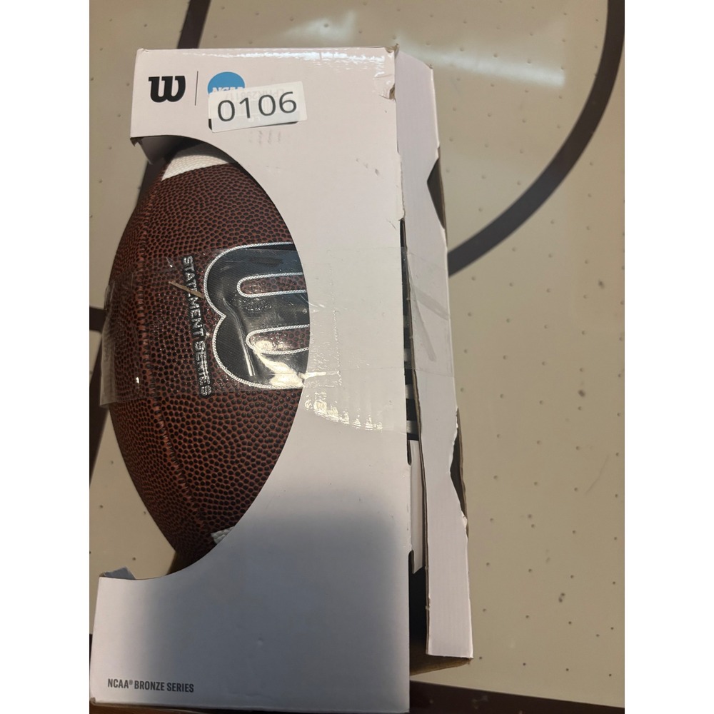 Wilson NCAA Bronze Series Junior Football Composite Leather Brown WT1280